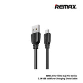 REMAX RC-138M Suji Pro Series 2.4A USB to Micro Charging Data Cable - Black